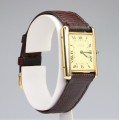 ceas Cartier " Tank Vermeil ". mecanic. cca 1976 Franta